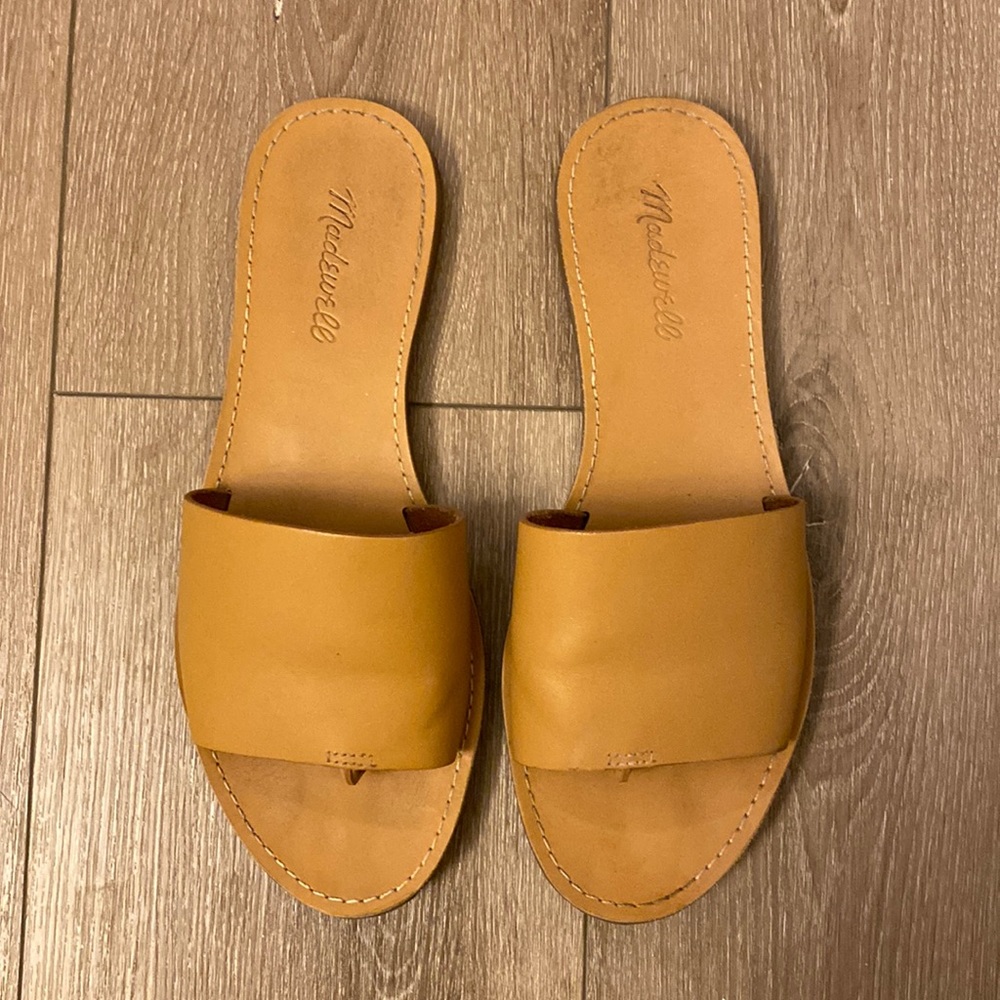 Madewell leather sandals, 9